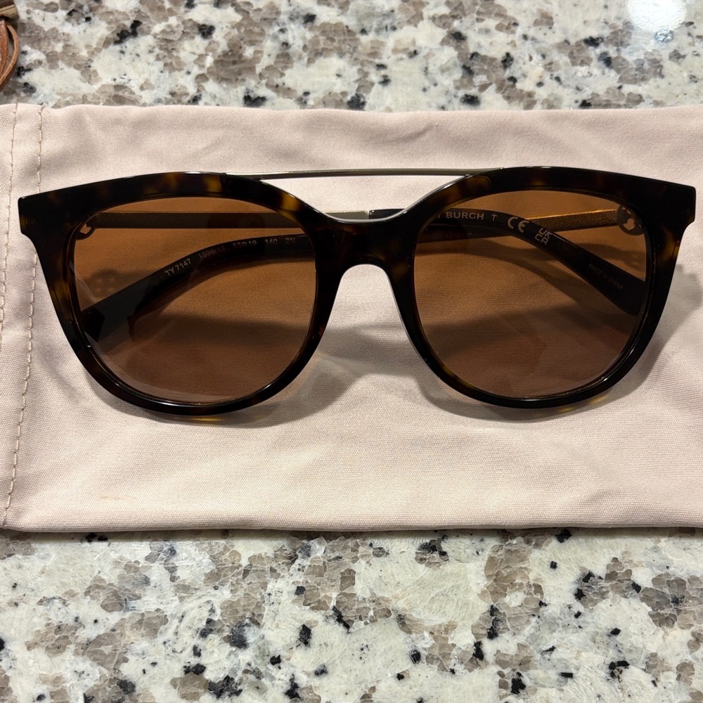 Tory Burch Tortoise Shell Sunglasses